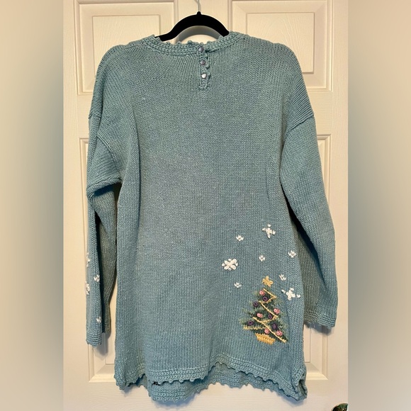 Vintage, Large, Signatures by Northern Isles Santa Sweater - Picture 8 of 9